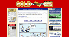 Desktop Screenshot of goldstocknews.com